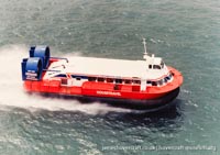 AP1-88 hovercraft on the Solent